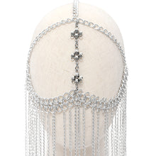 Load image into Gallery viewer, AS221 Long chain tassel mask chain headdress