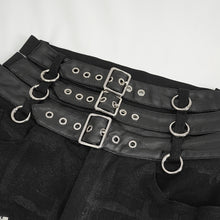 Load image into Gallery viewer, PT221 adjustable buckle waistband ripped women's pants