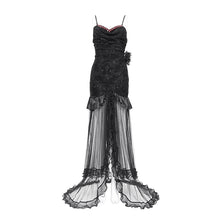 Load image into Gallery viewer, ESKT072 Sequined embroidered mesh suspender trailing dress