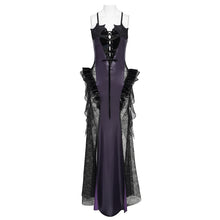 Load image into Gallery viewer, ESKT083 Fish-Scale Print Knitted Spaghetti-Strap Fishtail Dress