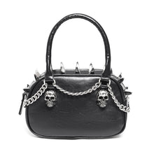 Load image into Gallery viewer, AS216 Punk horn nail chain decorated small square handbag