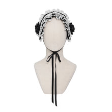 Load image into Gallery viewer, AS27602 Lolita Rose Flower Headband with Veil