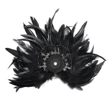 Load image into Gallery viewer, AS245 Fan-shaped feather with magnetic jewelry clip