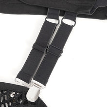 Load image into Gallery viewer, PT235 side hollow out rhombus mesh and herringbone pattern decoration Suspender trousers