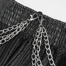 Load image into Gallery viewer, SKT168 Punk Irregular Mesh Skirt