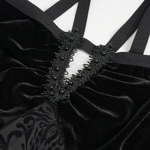 Load image into Gallery viewer, SKT165 Pentagram Velvet Dress