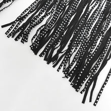 Load image into Gallery viewer, AS226 Sequined long tassel punk corset