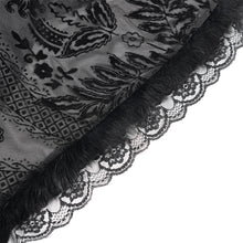 Load image into Gallery viewer, SKT24001 Black Long Trumpet Sleeve Gothic Fishtail Hooded Dress