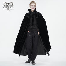 Load image into Gallery viewer, CA040 Gothic stand collar velvet women and men cloak