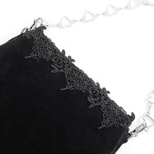 Load image into Gallery viewer, AS18001 Black Gothic Velveteen Women's Bag