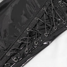 Load image into Gallery viewer, PT230 Punk patent leather double row eyelet men's trousers