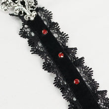 Load image into Gallery viewer, AS168 Gothic Lace velvet necklace with pendant