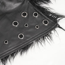 Load image into Gallery viewer, CT220 Punk long hair men's short coat