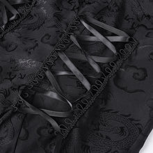 Load image into Gallery viewer, SKT222  Gothic cheongsam trumpet sleeve waisted dress