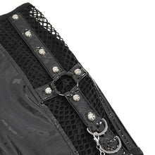 Load image into Gallery viewer, SKT178 Irregular patent leather skirt