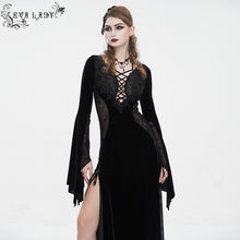 Load image into Gallery viewer, ESKT041 Deep V strappy halterneck dress