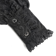 Load image into Gallery viewer, SHT15301 Faux Two-Piece Paisley Gothic Shirt