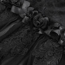 Load image into Gallery viewer, ESKT04401 Black Gothic high waist fishtail skirt