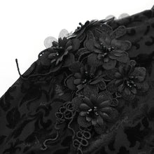 Load image into Gallery viewer, ECA02001 Gothic pattern velvet short lace shawl for women