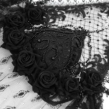 Load image into Gallery viewer, EAS023 Seven Roses Diamond mesh Veil