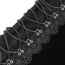 Load image into Gallery viewer, SX027 Gothic Velvet Lace mesh Sexy lingerie Bodysuit