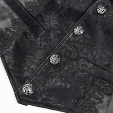 Load image into Gallery viewer, WT10301 Gothic-Patterned Leather Short Vest