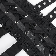 Load image into Gallery viewer, GE031 Skull mesh mid-length sleeves