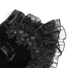 Load image into Gallery viewer, PT291 Heart-Shaped Velvet Gothic Hot Pants