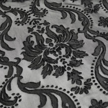 Load image into Gallery viewer, ECA012 Embroidered Lace Net Hooded Shawl