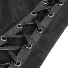 Load image into Gallery viewer, SKT191 Punk side seams high-waisted skirt with split