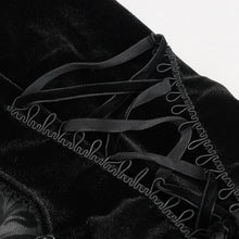 Load image into Gallery viewer, TT239 Inverted five-pointed star flocking strapless long sleeves T-shirt