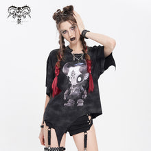 Load image into Gallery viewer, TT304 Evil Shadow Doll Print T-shirt