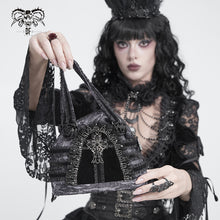 Load image into Gallery viewer, AS29701 Small Gothic-style pleated-pattern handbag