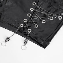Load image into Gallery viewer, PT237 Glazed leather low-rise shorts
