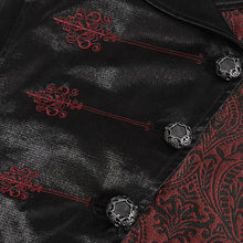 Load image into Gallery viewer, WT07801 Gothic embroidered contrasting colors vest