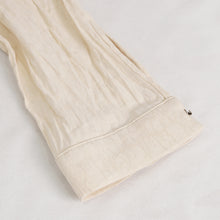 Load image into Gallery viewer, SHT101 Apricot Cotton Linen Jacquard Stand Collar Men's Shirt