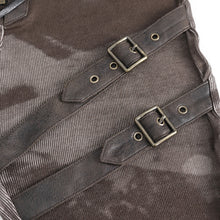 Load image into Gallery viewer, PT24002 Brown Women cloud point stretchy cracked knit leather leggings