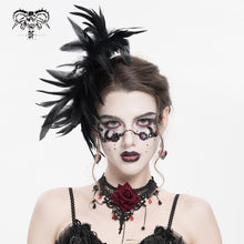 Load image into Gallery viewer, AS245 Fan-shaped feather with magnetic jewelry clip