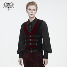 Load image into Gallery viewer, WT07902 Gothic velvet striped men's vest