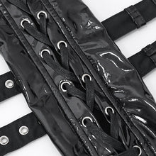 Load image into Gallery viewer, GE030 stretchy patent leather mid-length sleeves