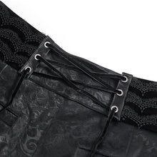 Load image into Gallery viewer, PT29801 Gothic Non-Stretch Patterned Leather Trousers