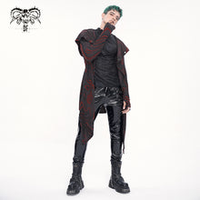 Load image into Gallery viewer, CT21802 Red punk hooded knitted men's jacket