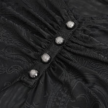 Load image into Gallery viewer, TT270 Gothic high neck long sleeve knitted mesh women's T-shirt
