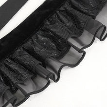 Load image into Gallery viewer, AS159 Shoulder ruffled lace-up maid body harness