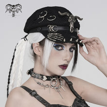 Load image into Gallery viewer, AS275 Distressed Mesh Flat-Brimmed Octagonal Cap