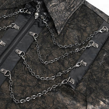 Load image into Gallery viewer, SHT139 gold stamping pleated Long-sleeved shirts