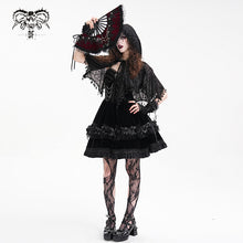 Load image into Gallery viewer, SKT20601 Black Lolita short suspenders dress