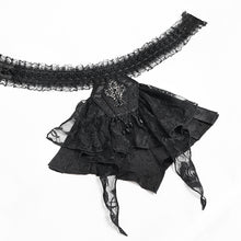 Load image into Gallery viewer, AS27201 Branch patterned rose mesh gothic bow tie