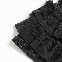 Load image into Gallery viewer, PT294 Punk Snake-Print Faux Leather Micro-Shorts with Flared Hem