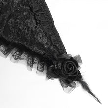 Load image into Gallery viewer, CA051 Gothic embroidered velvet hooded cape